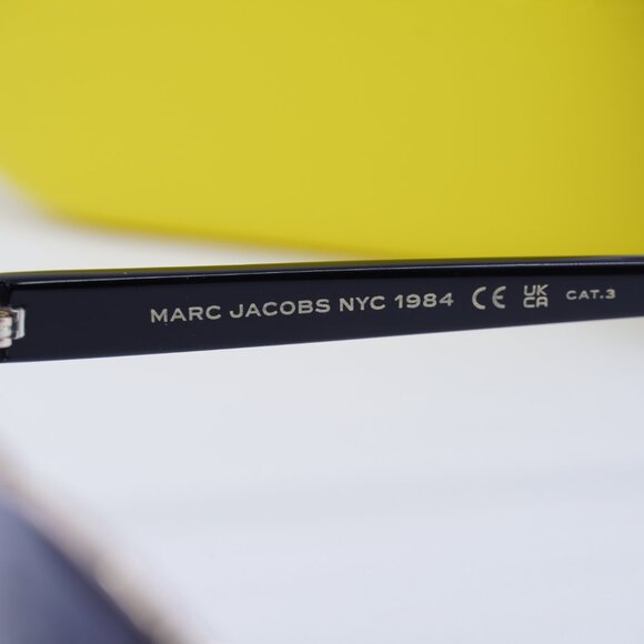 Marc Jacobs MARC 699/S 0RHL 9O Aviator Sunglasses - Gold Black\Grey Gradient - Picture 7 of 10